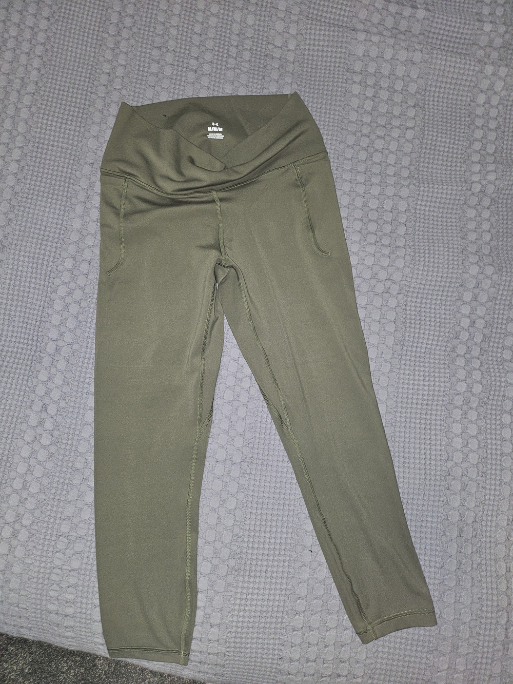 Under Armour High-Rise Olive Green Leggings